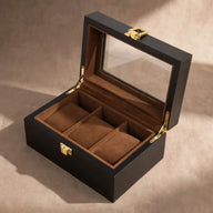 Wooden Watch & Sunglasses Organizer Box, alternate view