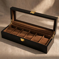 Wooden Watch & Sunglasses Organizer Box, alternate view