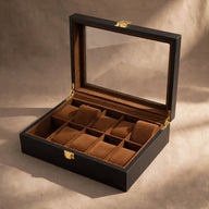 Wooden Watch & Sunglasses Organizer Box, alternate view