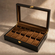 Wooden Watch & Sunglasses Organizer Box, alternate view