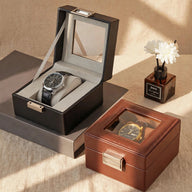 Glass-Lid Watch Display Box, alternate view