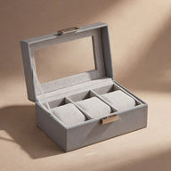 Glass-Lid Watch Display Box, alternate view