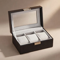 Glass-Lid Watch Display Box, alternate view