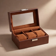 Glass-Lid Watch Display Box, alternate view