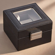 Glass-Lid Watch Display Box, alternate view