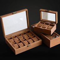 Walnut-Tone Watch Box, alternate view